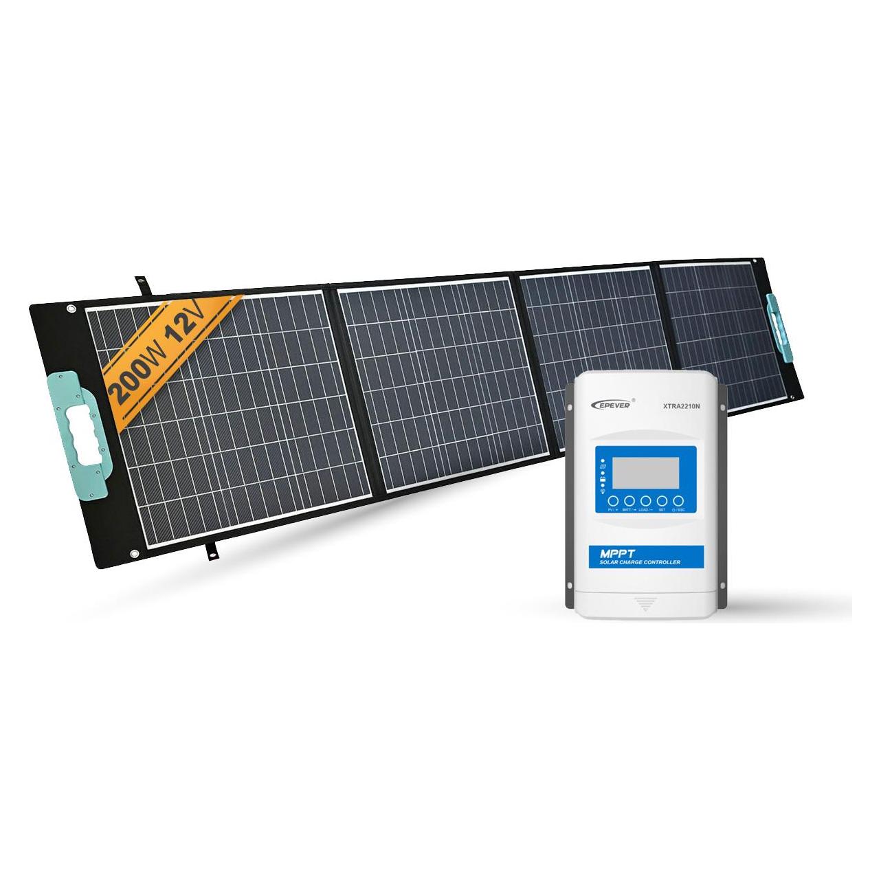 Enjoy solar Faltbares Solarmodul Gaia - 200W/12V Set (100 W, 5.80 kg) (34583345)