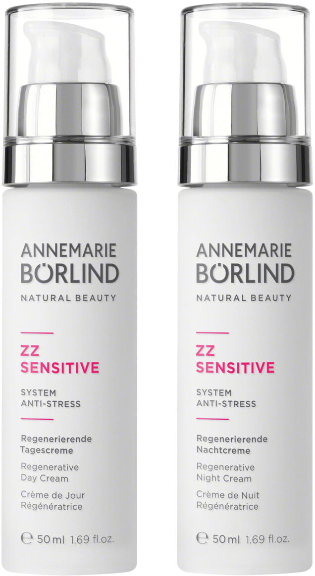 100ml ANNEMARIE BÖRLIND ZZ SENSITIVE SYSTEM ANTI-STRESS Regenerierendes Sensitiv Duo (Tagescreme 50ml + Nachtcreme 50ml)
