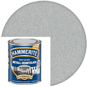 Hammerite Rostschutzfarbe Metall-Schutzlack, 3in1, silber, glänzend, 2,5l