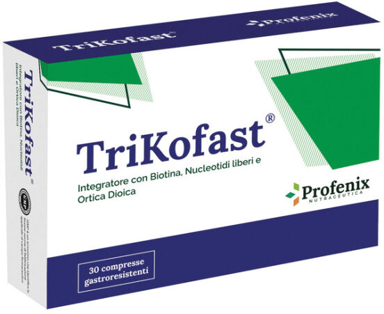 PROFENIX Srl Trikofast 30 Compresse - Integratore Capelli per la Crescita e la Salute dei Capelli