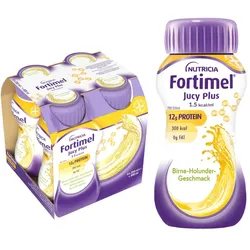 Fortimel Jucy Plus Birne Holunder 4X200 ml