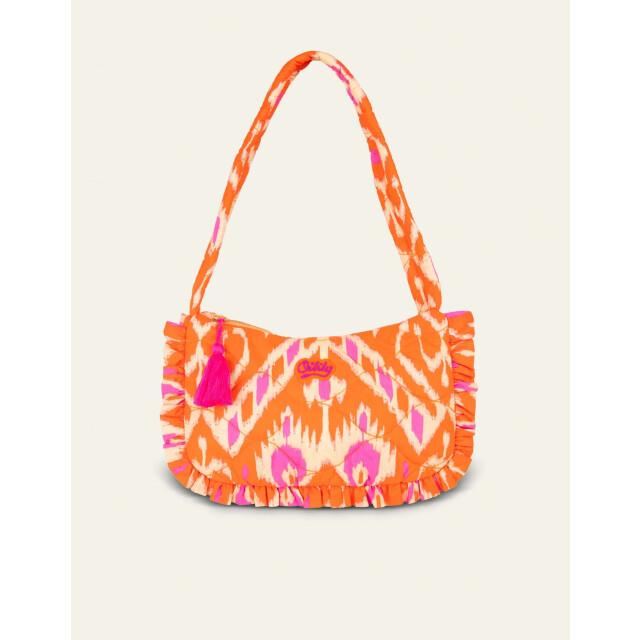 Oilily Heavens city hobo bag with ruffles