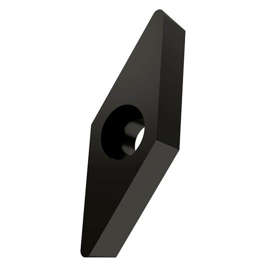 Pramet Drehwendeschneidplatte ISO VCMW 160408:T5315 D.4,4mm MT-CVD beschichtet Schwarz - VPE: 10 (VCMW 160408:T5315)