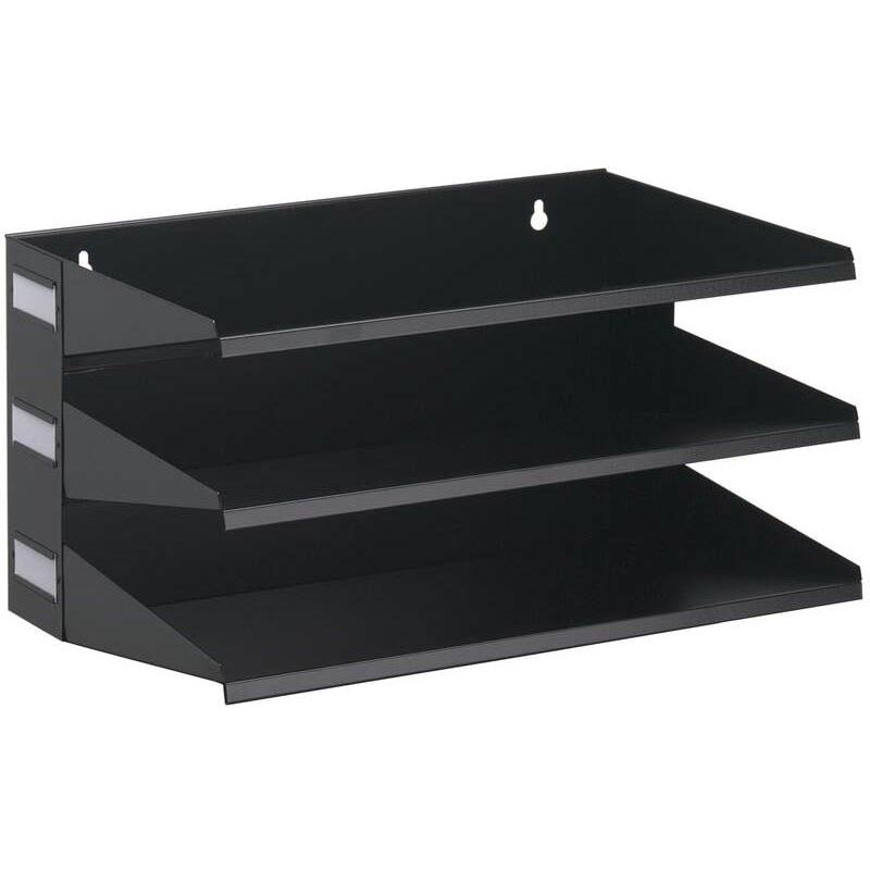 DURABLE Sortierstation schwarz mit 3 Fächer
