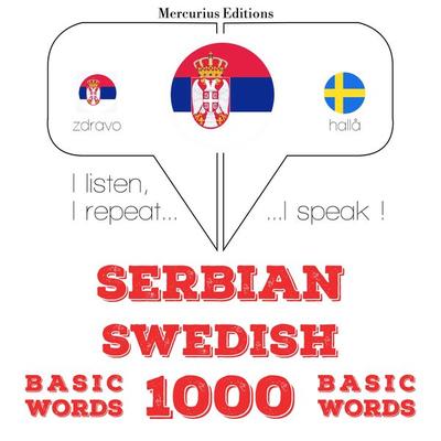 1000 essential words in Swedish - JM Gardner, Audio, 9782821139893