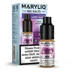Maryliq Blueberry Sour Raspberry NicSalt Liquid 10ml / 10mg