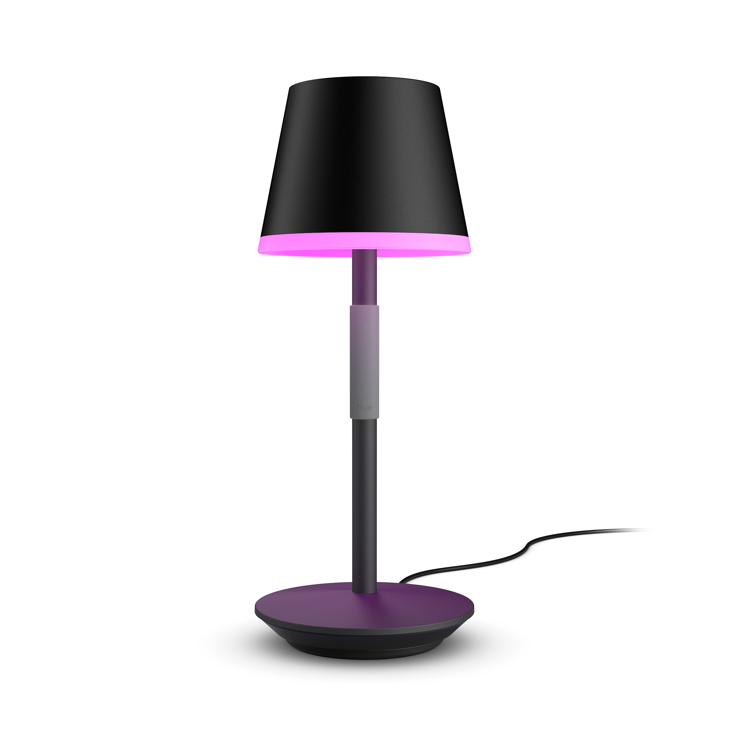 Philips Hue White & Color Ambiance Go tragbare Tischleuchte schwarz 871951440459500