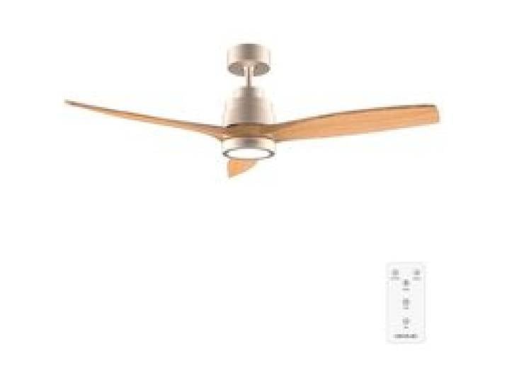 Cecotec - Ventilateur de Plafond avec Lumière EnergySilence Aero 5295 GoldWhite - 35 W Diamètre 132 cm 3 Pales LED 18 W