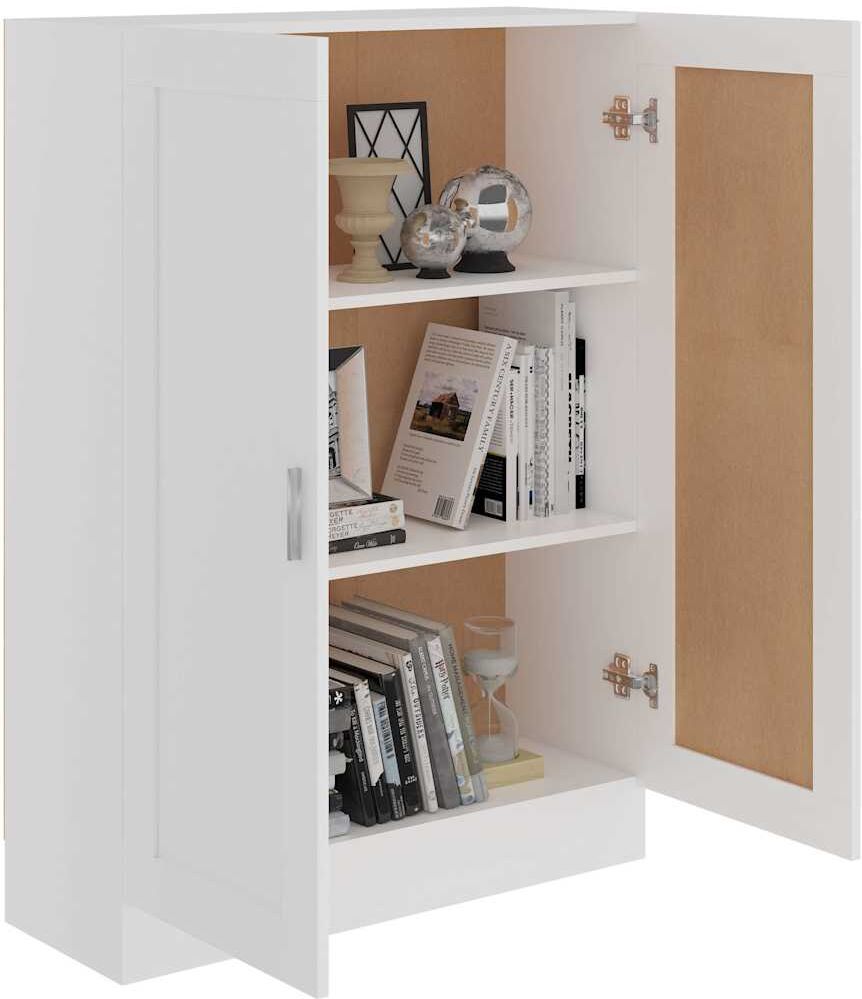vidaXL Bibliothèque Blanc 82,5x30,5x115 cm Bois d'ingénierie