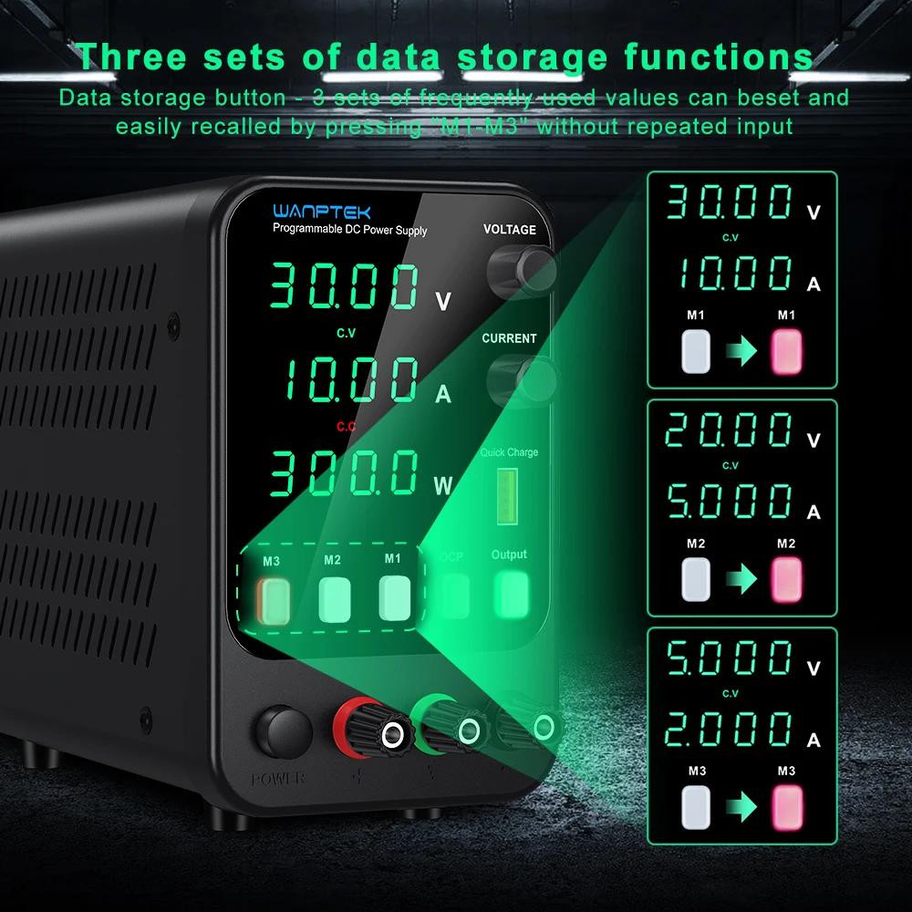 Selius Laboratoriumvoeding APS 60V 5A 300W - Instelbare Compacte DC Voeding