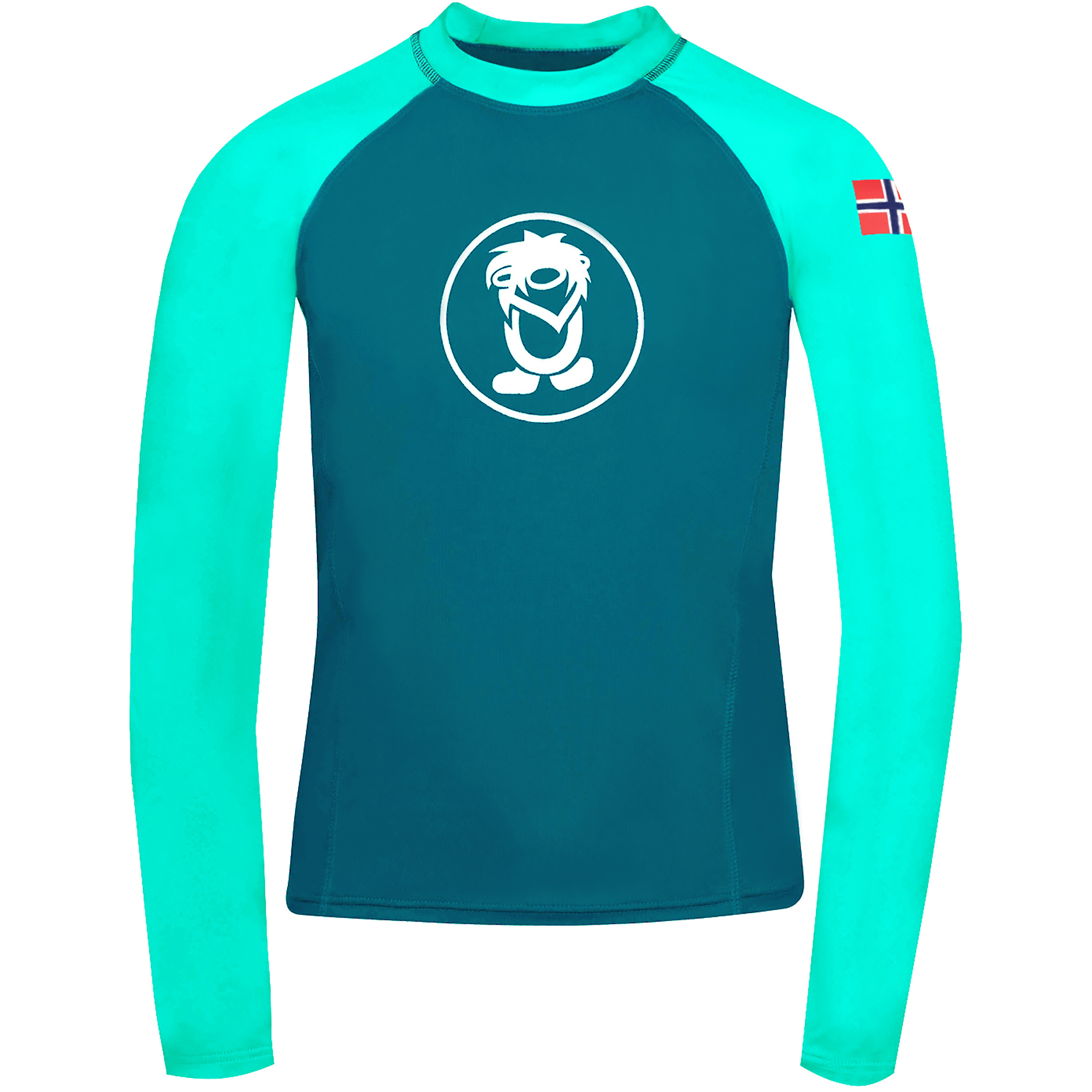 Trollkids Kvalvika Kinder UV-Shirts & Lycras blau Größe 128 Trekking Atmungsaktiv