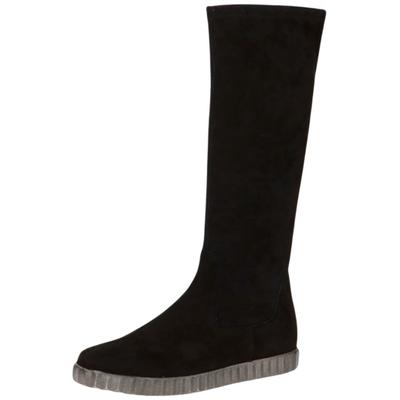 Stiefel PETER KAISER "Peter Kaiser Stiefel Leder", Damen, Gr. 39, schwarz, Leder, Schuhe Stiefel