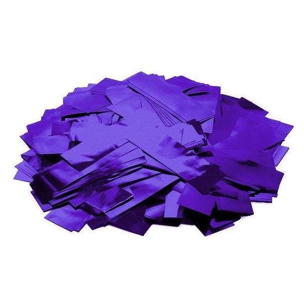 TCM Metallic Konfetti rechteckig 55x18mm, lila, 1kg (51708866)