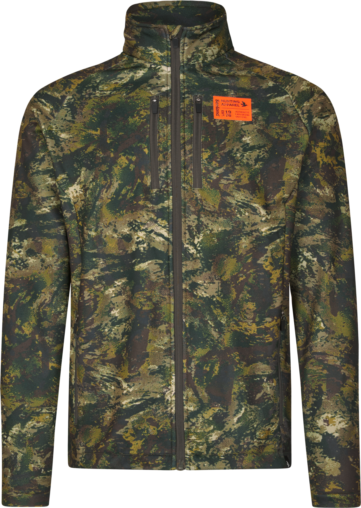 Seeland Men's Tidal Camo Fleece Jacket Invis Mpc Green XL