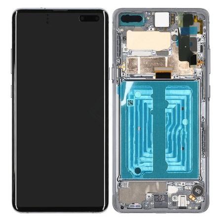 Samsung LCD + Touch für G977B Galaxy S10 5G - majestic black (Display, Samsung Galaxy S10 5G) (GH82-20442B)