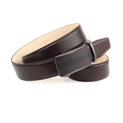 Ledergürtel ANTHONI CROWN, Herren, Gr. 95, braun, Rindsleder, Gürtel Ledergürtel