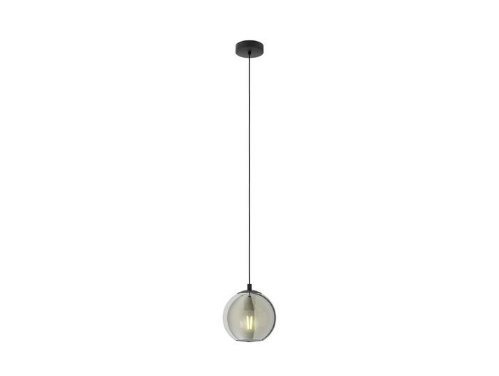 Suspension Ariscani 1 flamme verre fumé rond