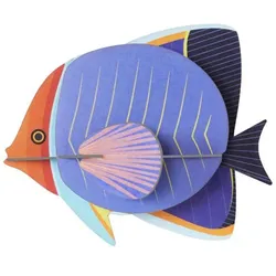 WANDSKULPTUR Bunt 6/10,7 cm