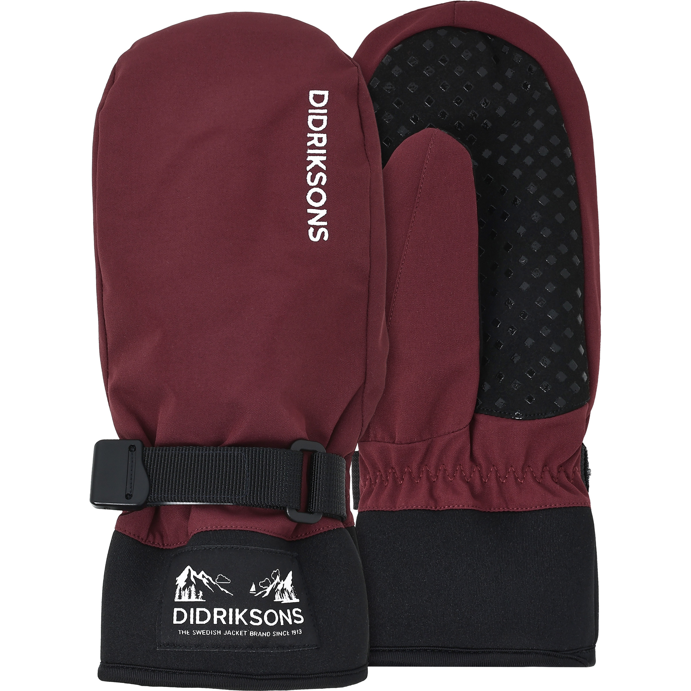Didriksons Lovas Kinder Skihandschuhe rot Größe XS Lifestyle | Skifahren | Rodeln | Schneeschuhwandern Winddicht Wasserabweisend