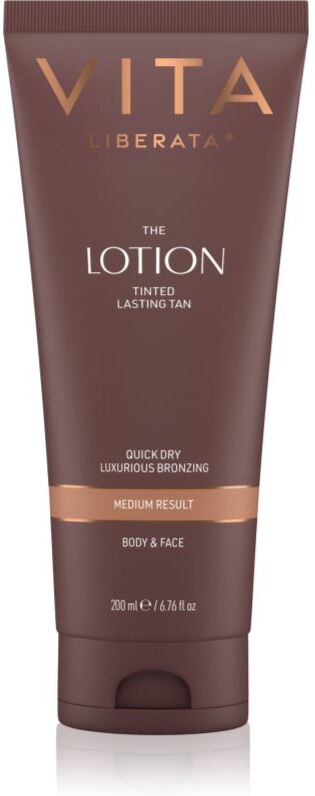 Vita Liberata Tinted Tanning Lotion lait corporel auto-bronzant teinte Medium 200 ml