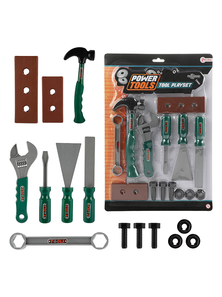 Toi-Toys 14tlg. Werkzeugset "Power Tools" - ab 3 Jahren - onesize