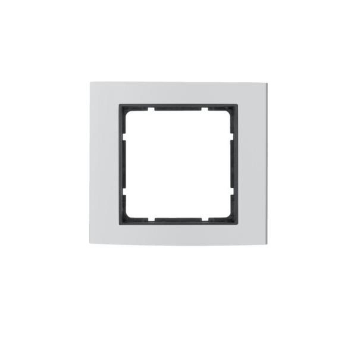 Hager BER B3 frame 10113004 enkelvoudig aluminium antraciet