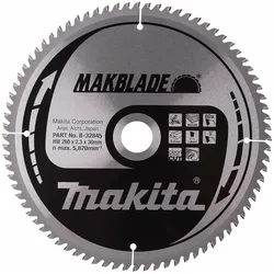 Makita, Sägeblatt, MAKBLADE Sägeb. 260x30x80Z