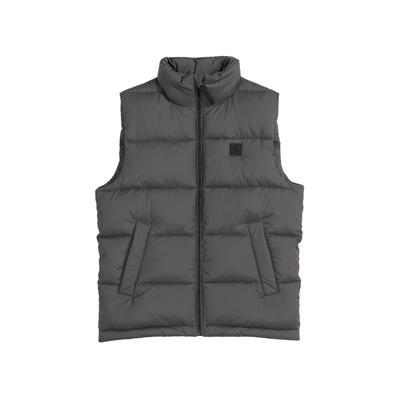 Softshellweste MARC O'POLO "mit wasserabweisender Oberfläche", Jungen, Gr. 176, grau (schwarz), Obermaterial: 100% Polyester, unifarben, regular fit, Westen