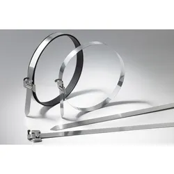 HellermannTyton Edelstahlkabelbinder 111-00327(10)