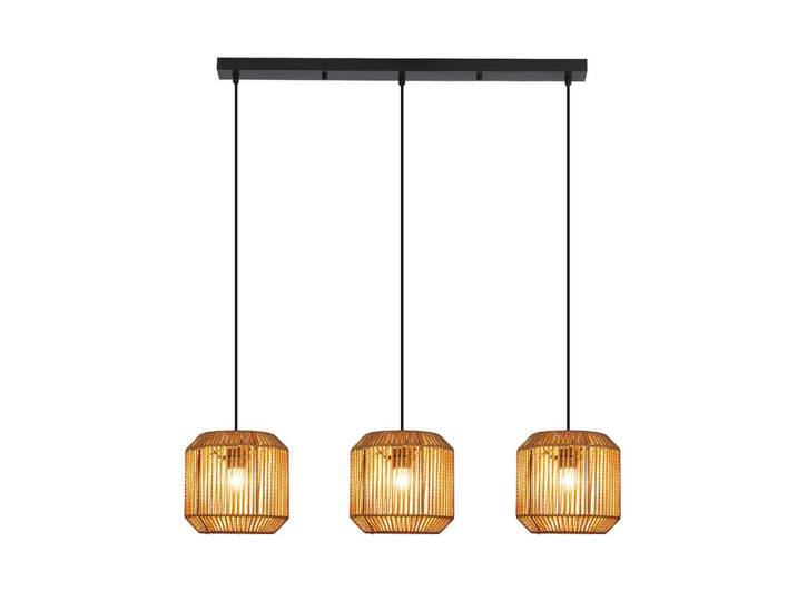 Nettlife Pendelleuchte Bertram Ⅲ 71/21/150 cm, Schwarz, Metall, E27, 21x150x71 cm, Lampen & Leuchten, Innenbeleuchtung, Hängeleuchten, Pendelleuchten
