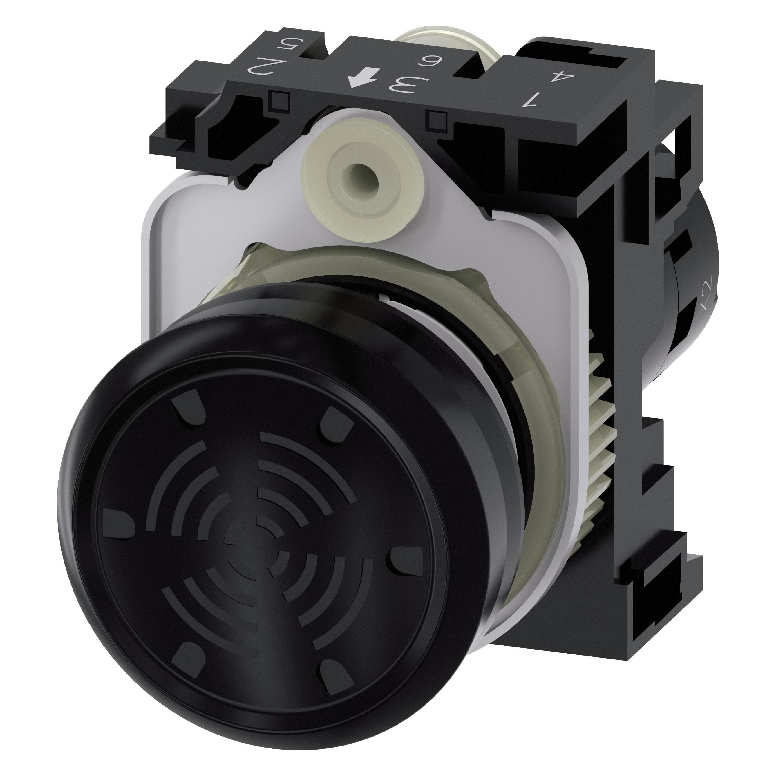 Siemens Akustischer 3SU1200-6LB10-1AA0Melder kompakt 22mm rd Kunststoff (3SU12006LB101AA0)