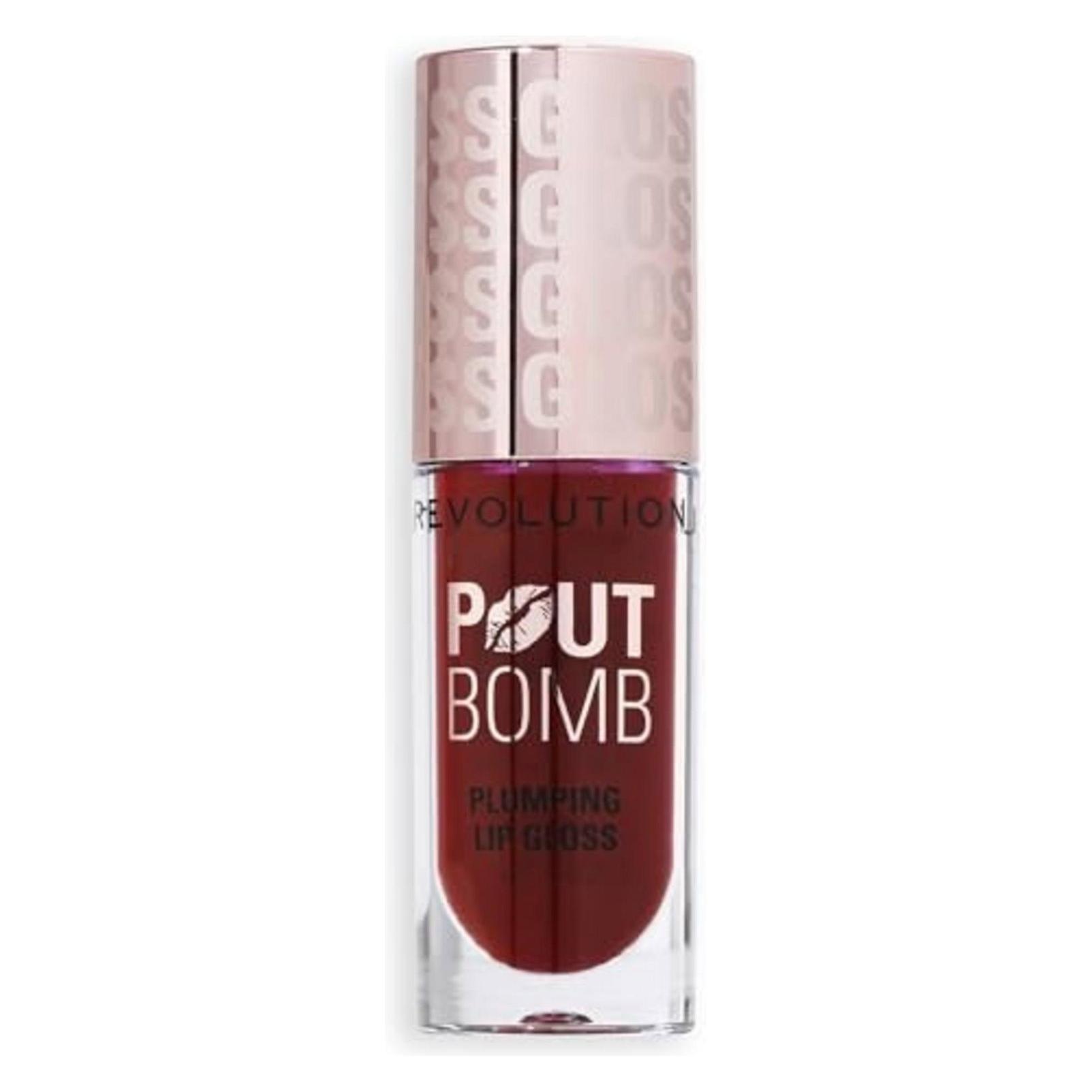 I Heart Revolution Revolution Beauty Pout Bomb Plumping Lip Gloss High-Shine for Glossy Fuller (jelly berry mauve) (3304100000)