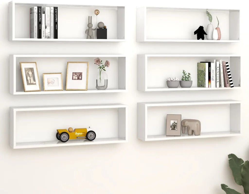 Ebern Designs Ayden-James 6 -Piece Cube Shelf Sonoma Oak 23cm H x 60cm W x 15cm D