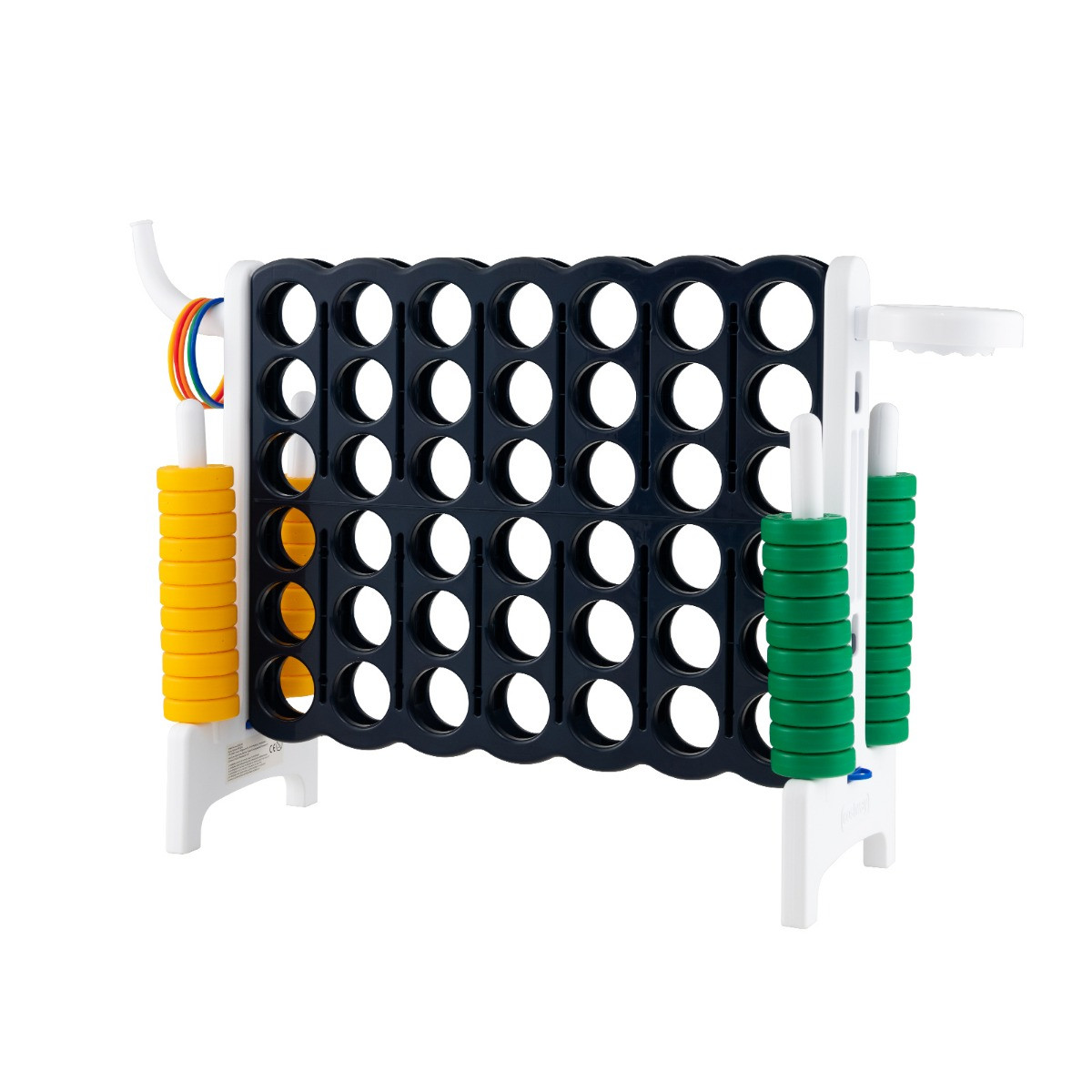 Costway Reuze 4-in-1 Jumbo Spelset voor Binnen en Buiten met Basketbalring