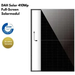 DAH Solar 410Wp Full-Screen Design Solarmodul (0% MwSt.*) - 10 Stück · Full-Screen Design