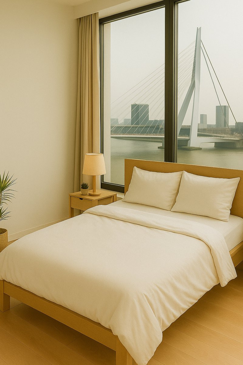 Zeven Cotton Dekbedovertrek Cotton-Crème 240 x 220 cm