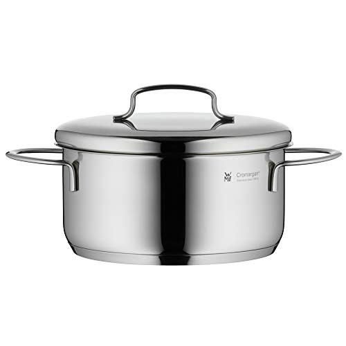 WMF Mini lage kookpan met deksel, 16 cm, Roestvrij staal