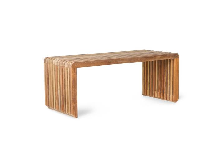 HKliving - Slatted Bank 96 cm, Teak natur