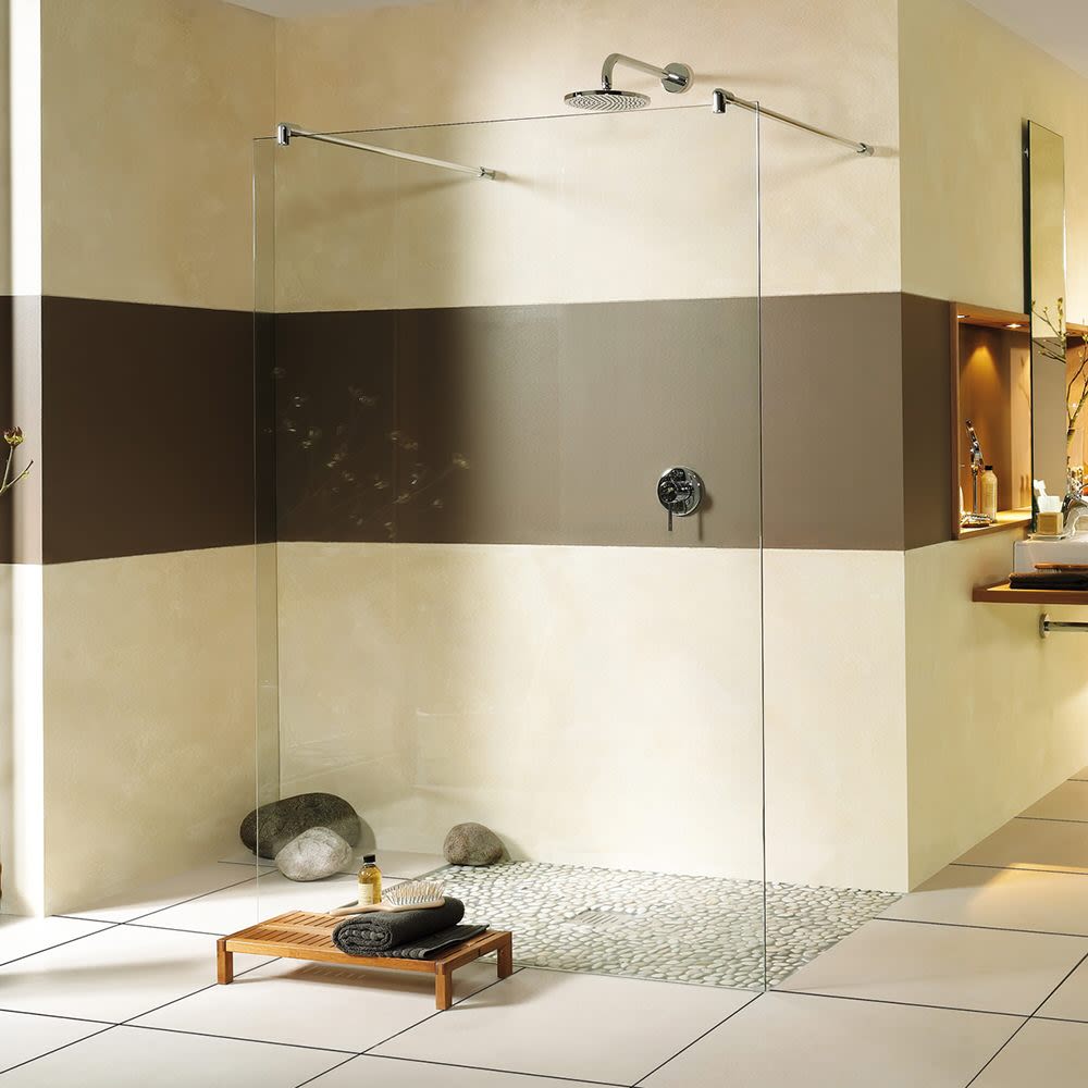 Breuer Entra Walk-In alleinstehende Seitenwand 140 cm breit