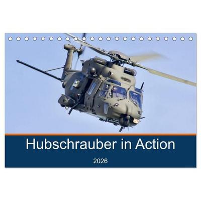 Hubschrauber in Action (Tischkalender 2026 DIN A5 quer), CALVENDO Monatskalender