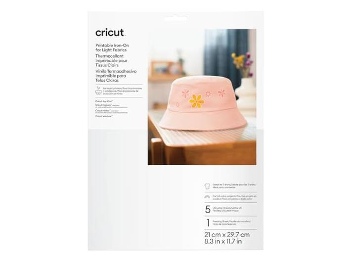 Vinyle Imprimable Cricut A4-10 feuilles (Argent)