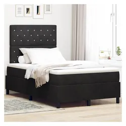 vidaXL, Boxspringbett, Matratze (120 x 200 cm)