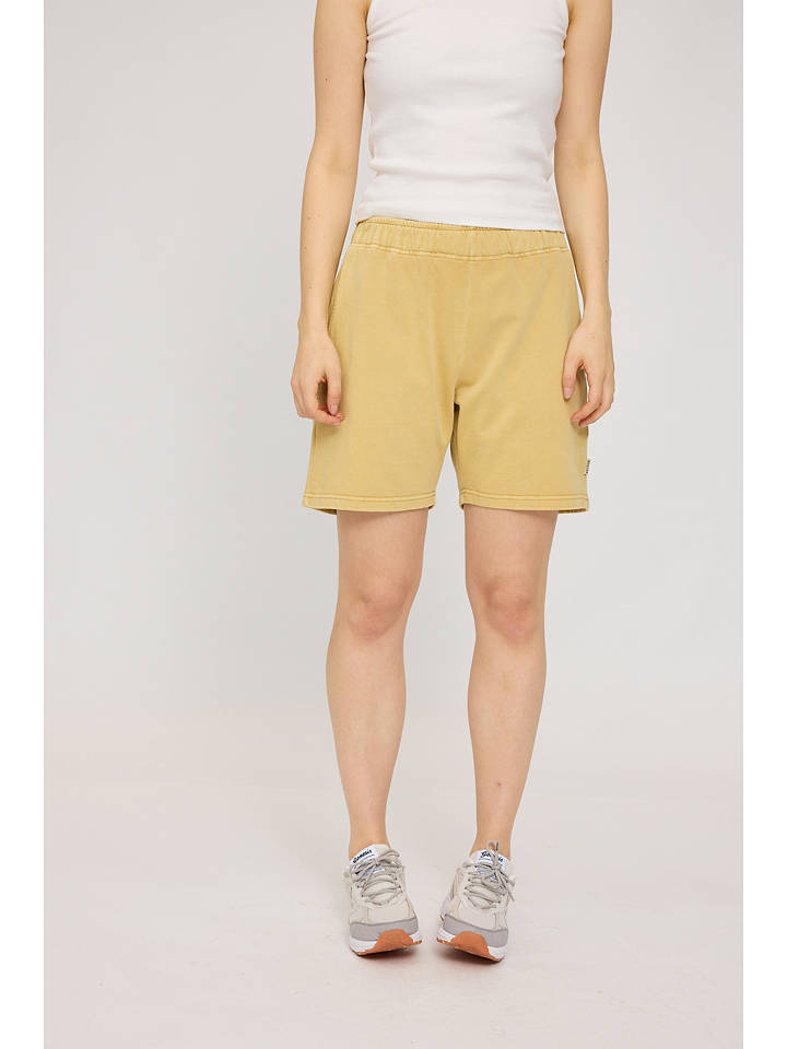 MAZINE Sweat-Shorts "Natural Dye" in Gelb - S