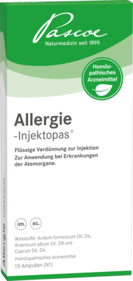 Pascoe pharmazeutische Präparate GmbH ALLERGIE-INJEKTOPAS Injektionslösung Ampullen 10X2 ml 10933129