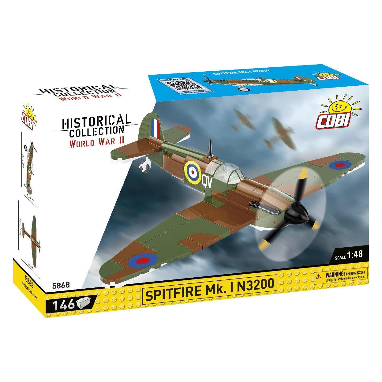 Cobi 5868 SUPERMARINE Spitfire.Mk.I N3200 (5868)