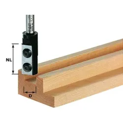 Festool Wendeplatten-Nutfräser HW S8 D8/20 WP Z1