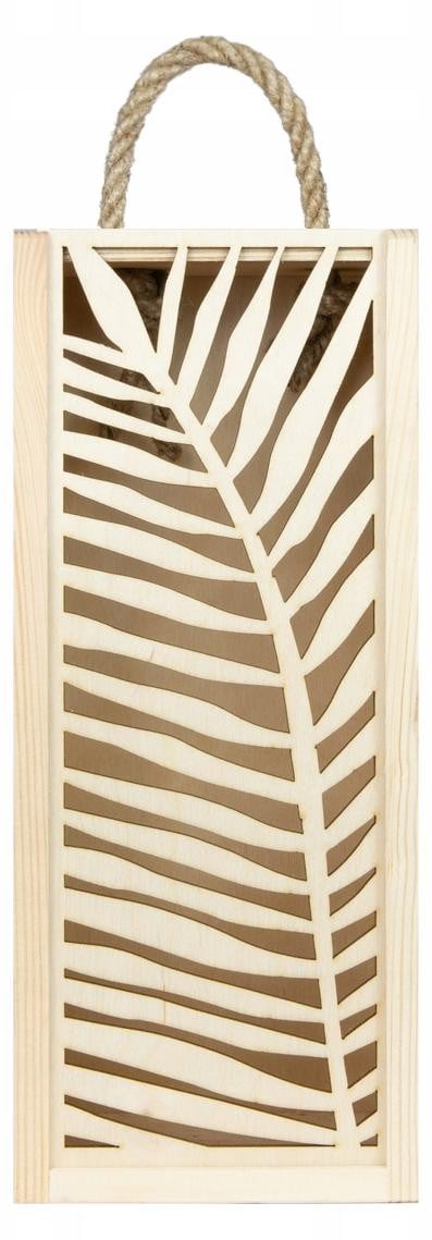 Bimberek Houten geschenkdoos met open geperforeerd ontwerp