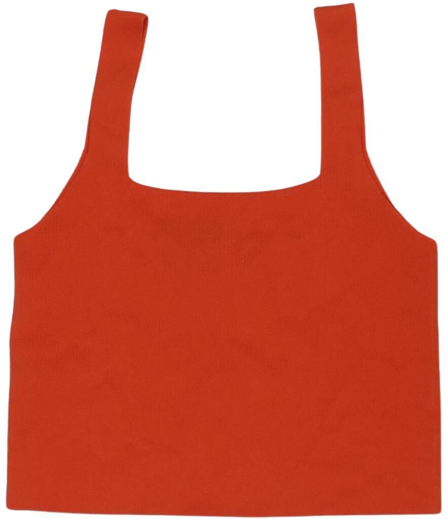 Mango Damen Top, Orange, Gr. L, Synthetik - Second Hand