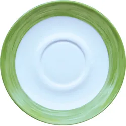 ARCOROC Brush Green Untertasse 14cm * 6er