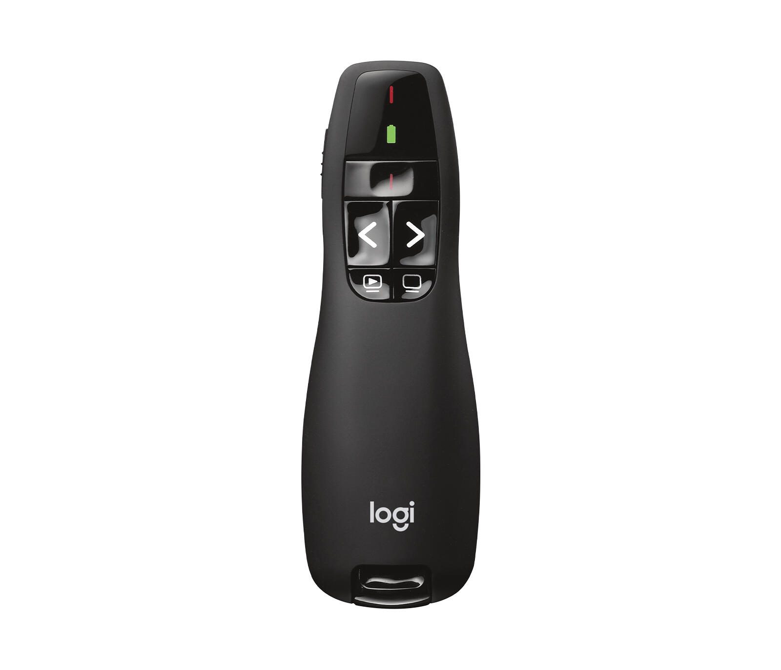 Logitech Wireless Presenter R400 Präsentations-Fernsteuerung - schwarz 910-001354